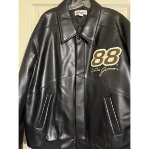 Competitors View‎ Dale Jarrett Xl Black Leather Jacket UPS Racing #88